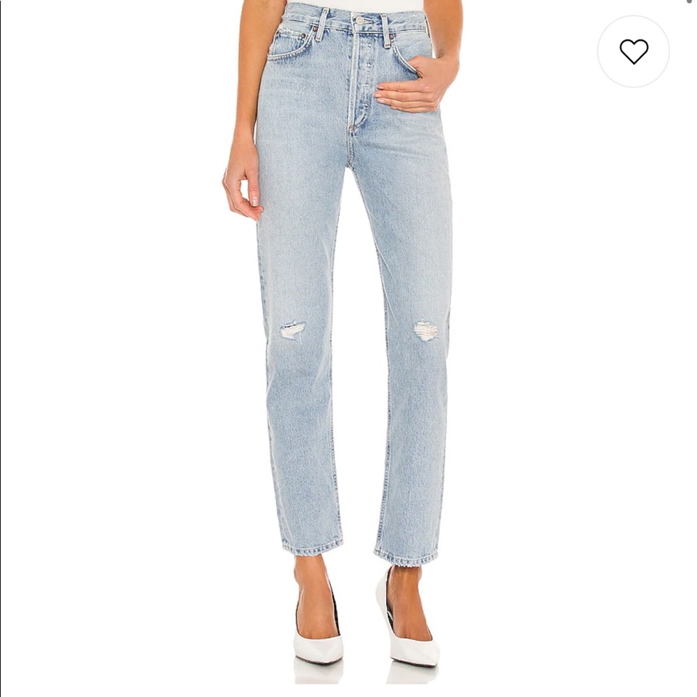 Agolde 90s pinch waist high rise straight leg jean